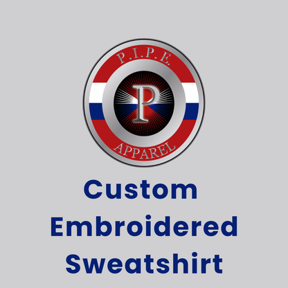 Custom Embroidered Sweatshirt Order